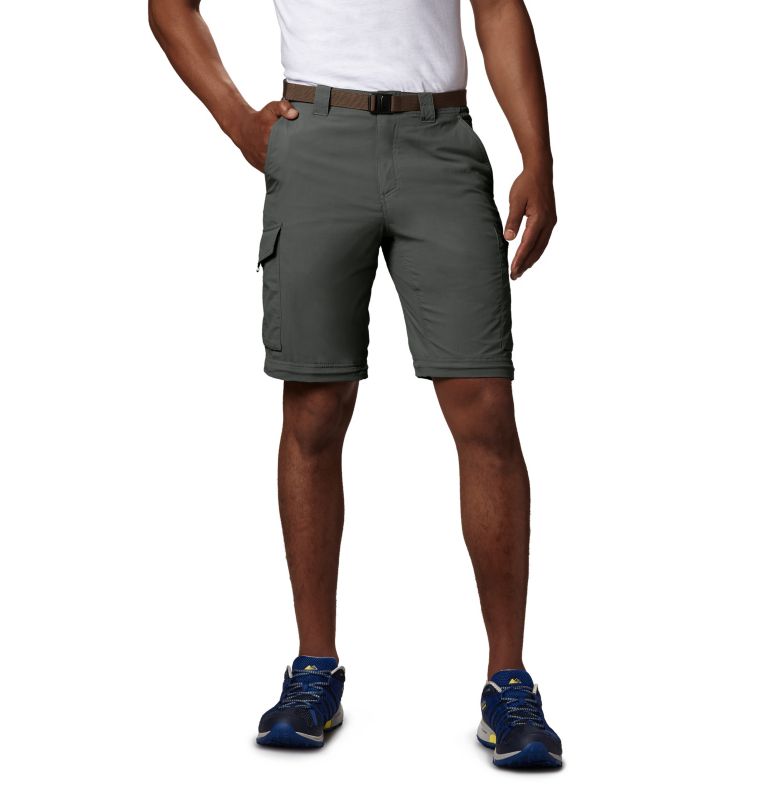 Men's Silver Ridge Convertible Pants, Color: Gravel, image 3