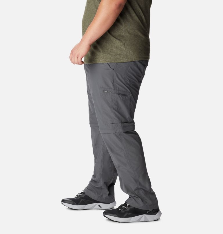 Thumbnail: Men's Silver Ridge Convertible Pants - Big, Color: Grill, image 3