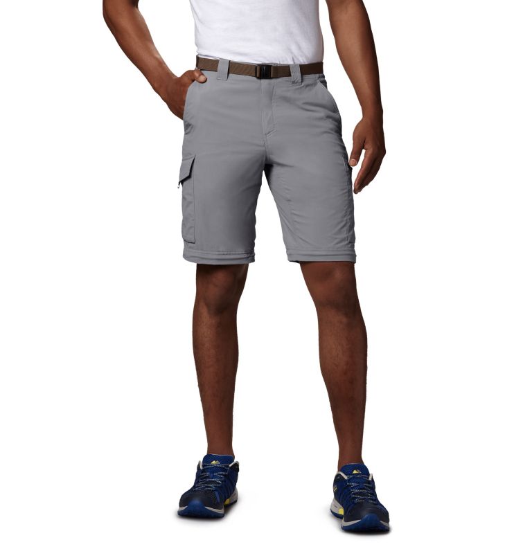 Thumbnail: Men's Silver Ridge Convertible Pants - Big, Color: Columbia Grey, image 3