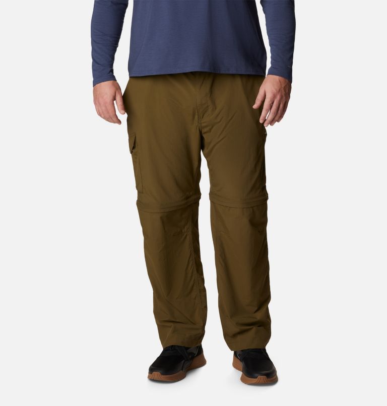 Pantalones convertibles Silver Ridge para hombre – Talla Grande, Color: New Olive, image 1