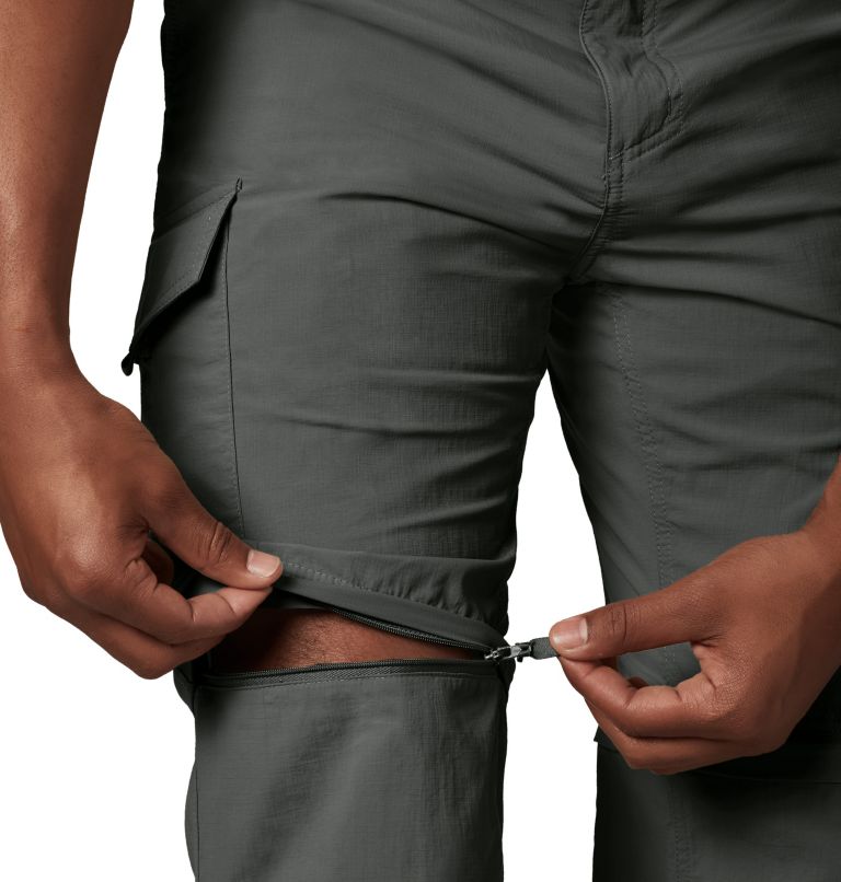 Thumbnail: Men's Silver Ridge Convertible Pants - Big, Color: Gravel, image 4
