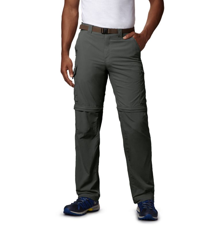 Thumbnail: Men's Silver Ridge Convertible Pants - Big, Color: Gravel, image 1