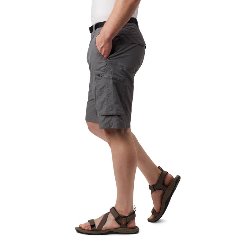 Men's Silver Ridge Cargo Shorts, Color: City Grey, image 3