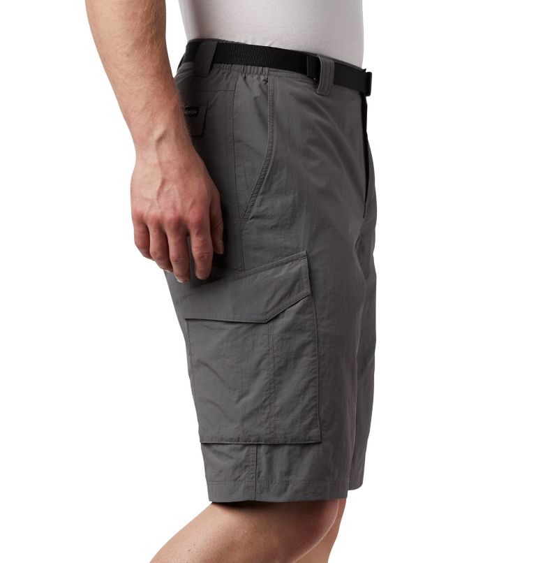 Men's Silver Ridge Cargo Shorts, Color: City Grey, image 4