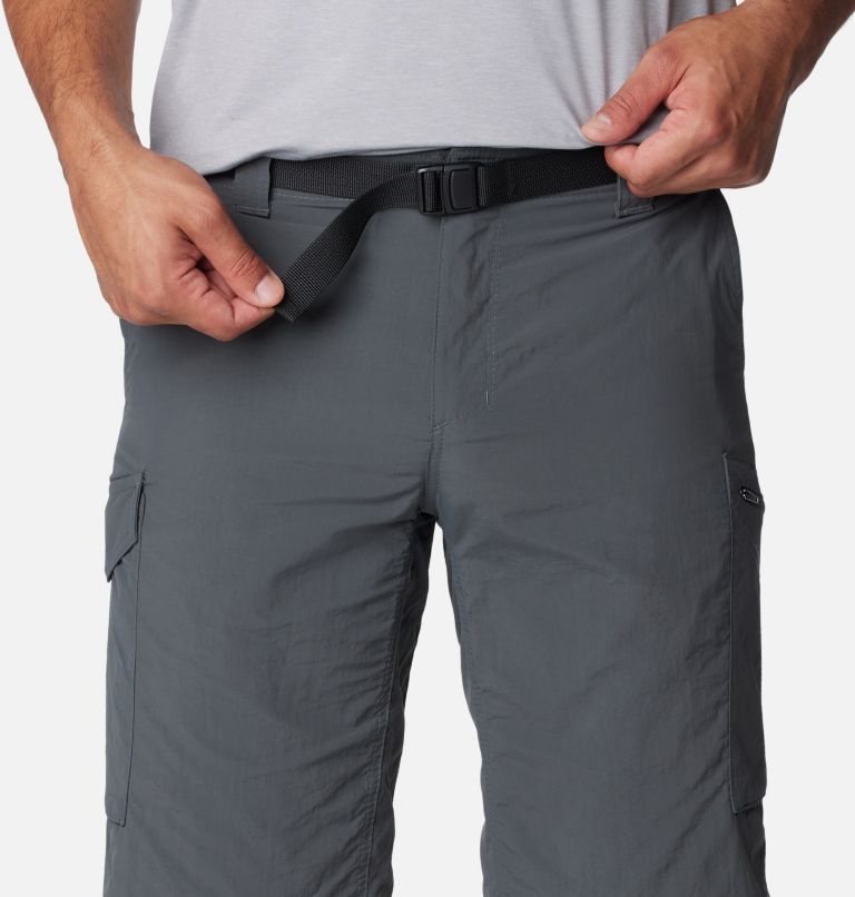Buy Charcoal Grey Long Length Belted Cargo Shorts from Next Poland