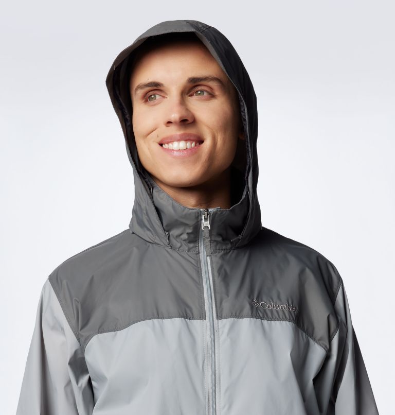 Columbia grey rain on sale jacket