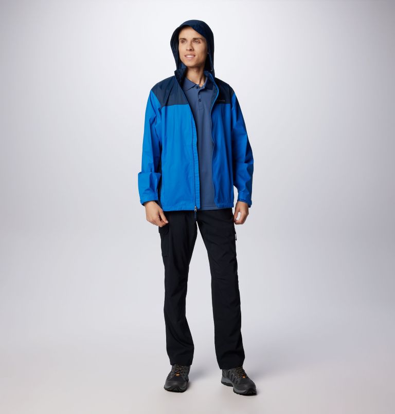 Men's Glennaker Lake Jacket, Color: Blue Jay, Columbia Navy, image 3