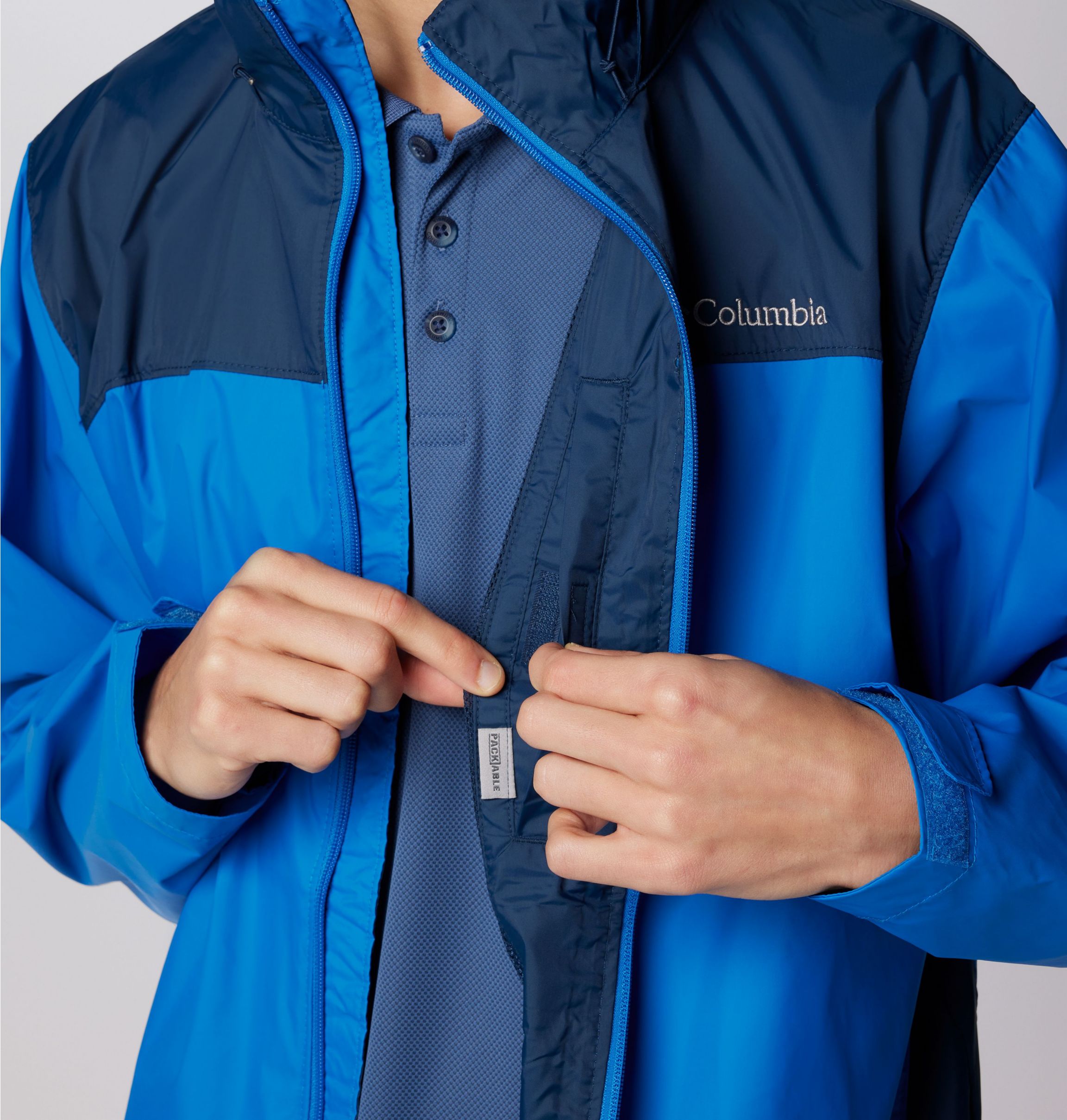 Men's columbia glennaker clearance packable rain jacket