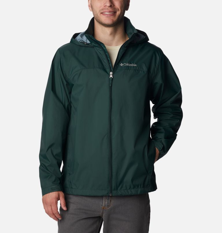Men's Glennaker Lake Rain Jacket, Color: Spruce, image 1