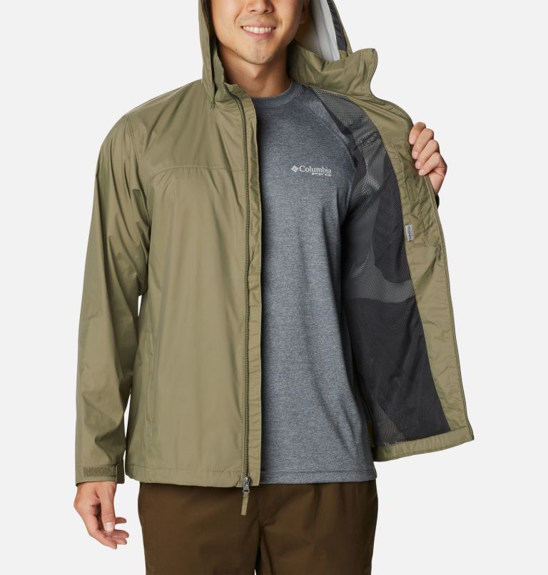 Columbia Glennaker - Chaqueta impermeable de lluvia con forro de sherpa  para hombre