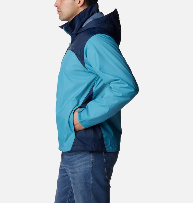 Men's Glennaker Lake Rain Jacket - Blue Javy/Navy - Ramsey Outdoor