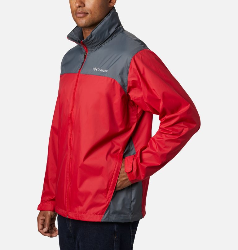 Men's Glennaker Lake Jacket, Color: Mountain Red, Graphite, image 3