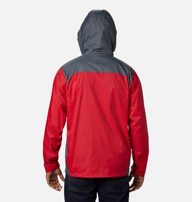 Veste De Pluie Columbia Glennaker Lake - Imperméable Homme Avec Capuche Amovible - Nylon Léger