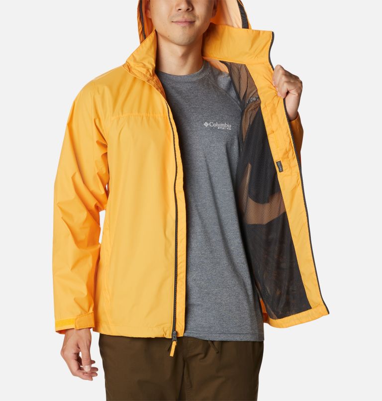 Thumbnail: Men's Glennaker Lake Rain Jacket, Color: Mango, image 5