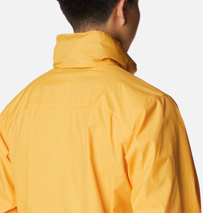 Men's Glennaker Lake Rain Jacket, Color: Mango, image 6