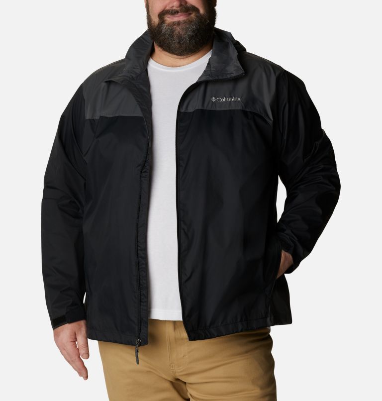 Men’s Glennaker Lake Rain Jacket - Big, Color: Black, Grill, image 9