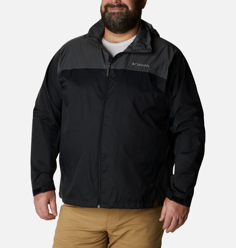 Men’s Glennaker Lake Rain Jacket - Big, Color: Black, Grill, image 1