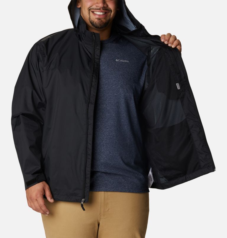 Men’s Glennaker Lake Rain Jacket - Big, Color: Black, image 5