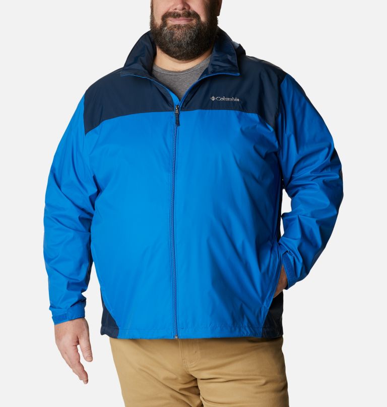 Thumbnail: Men’s Glennaker Lake Rain Jacket - Big, Color: Blue Jay, Columbia Navy, image 1