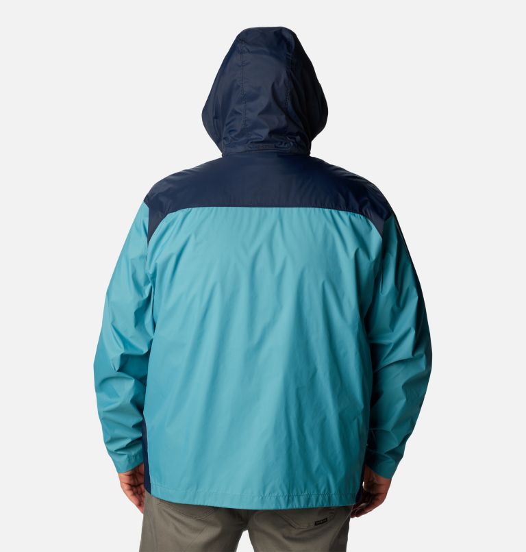 Columbia Men's Glennaker Lake Rain Jacket, Blue Jay/ Navy