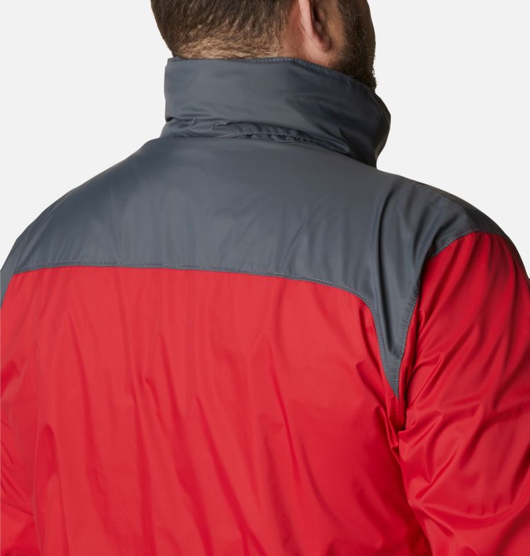 Men’s Glennaker Lake Rain Jacket - Big, Color: Mountain Red, Graphite, image 6