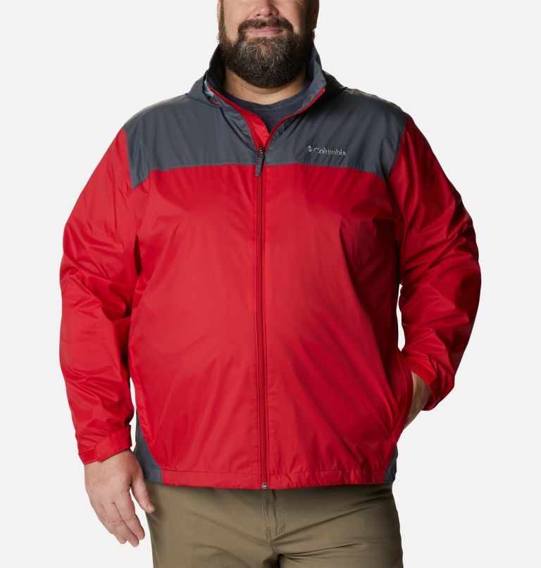 Men’s Glennaker Lake Rain Jacket - Big, Color: Mountain Red, Graphite, image 1