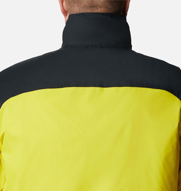 Men’s Glennaker Lake Rain Jacket - Big, Color: Laser Lemon, Black, image 6