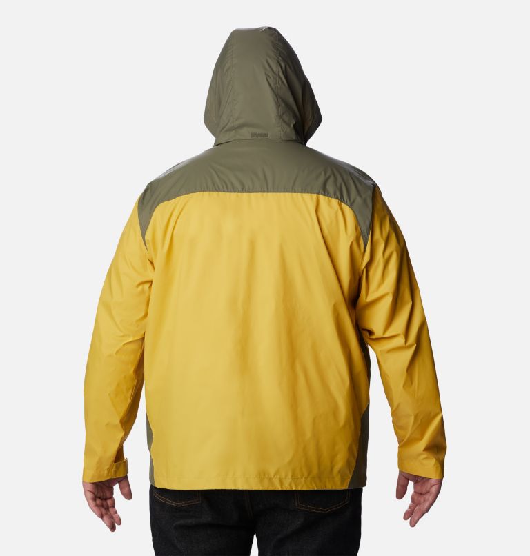 Men’s Glennaker Lake Rain Jacket - Big, Color: Golden Nugget, Stone Green, image 2