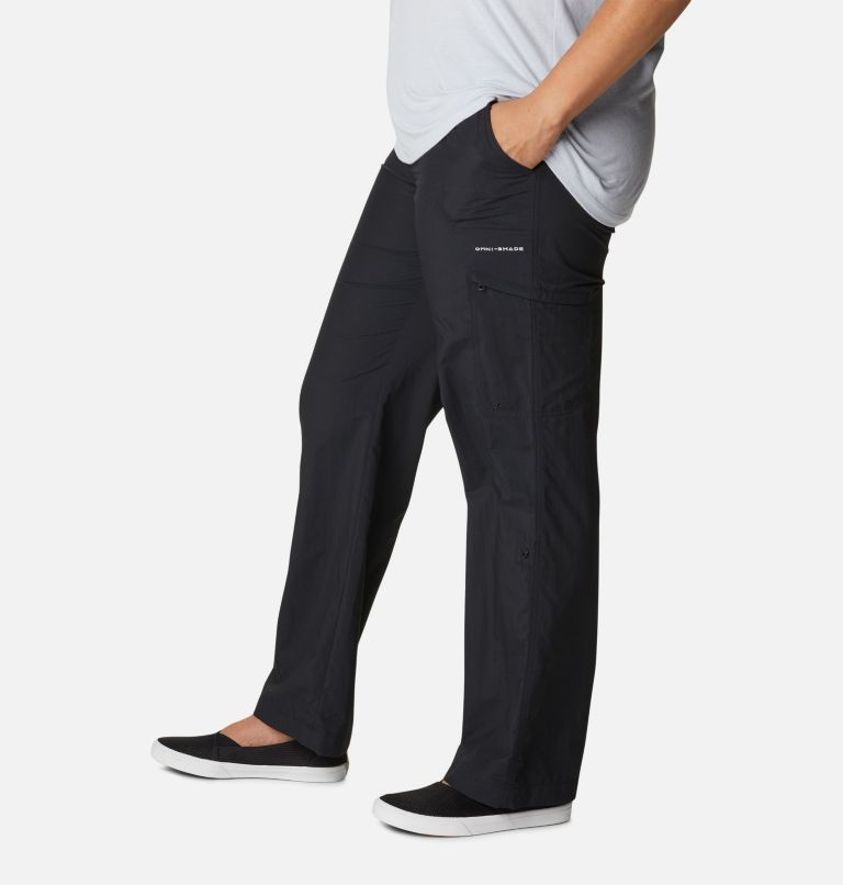 Women's PFG Aruba Roll Up Pants - Plus Size, Color: Black, image 3