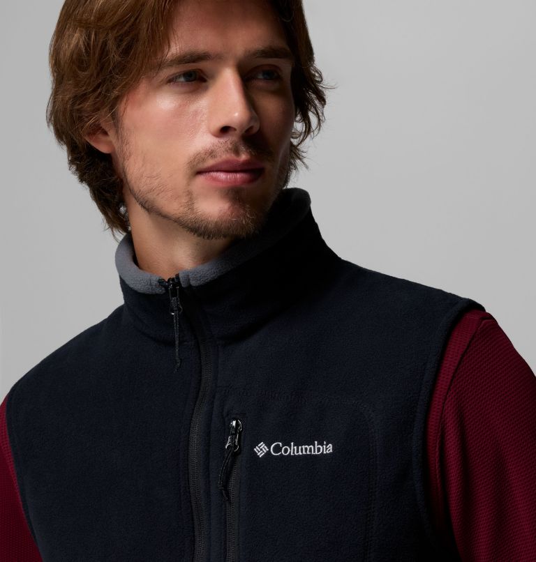 Fast Trek Fleece Vest, Color: Black, image 6