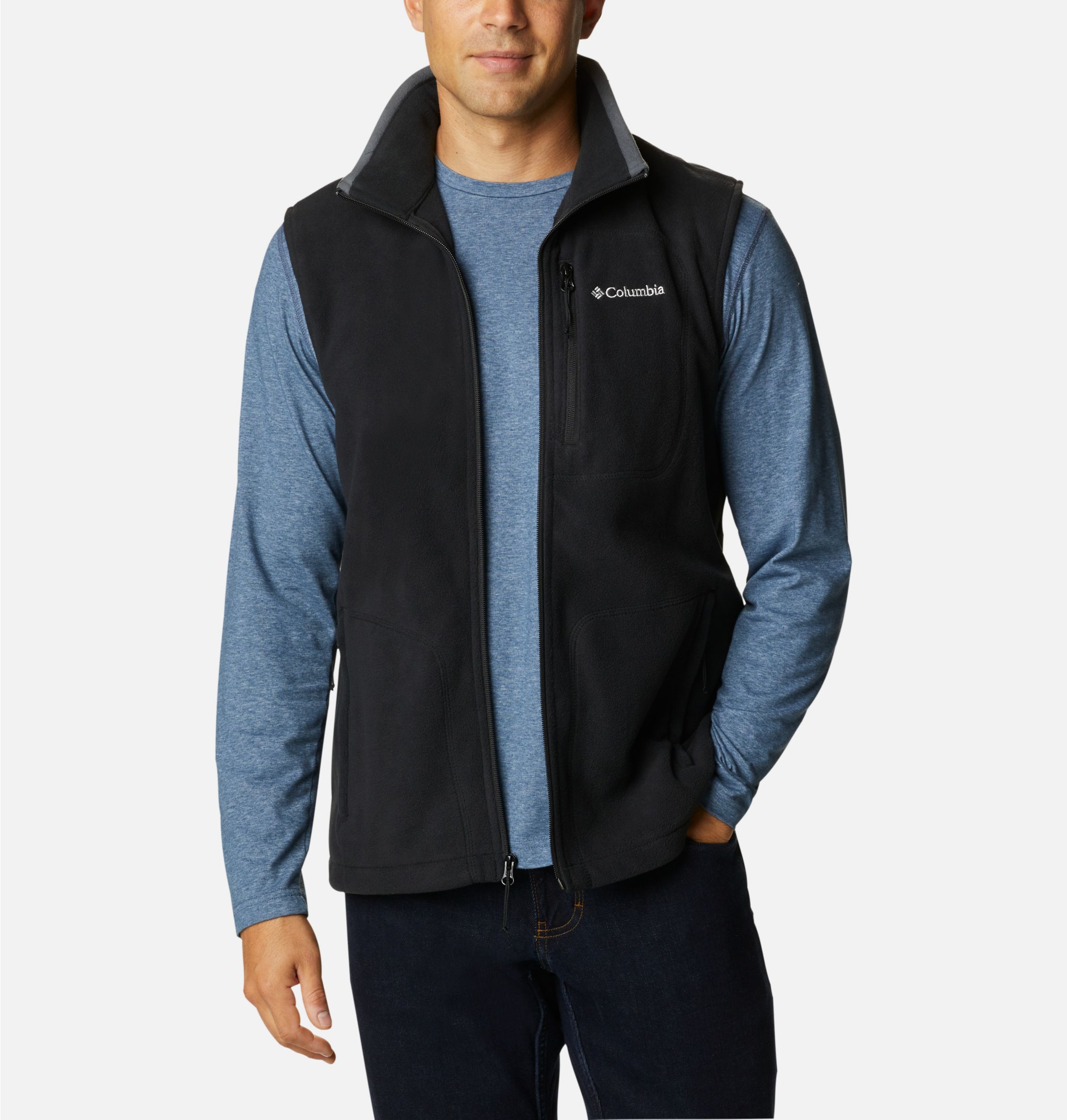 Columbia Men's Fast Trek™ Fleece Vest. 1