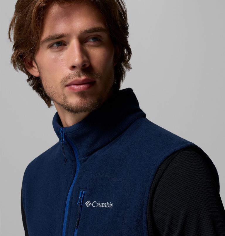 Fast Trek Fleece Vest, Color: Collegiate Navy, image 6