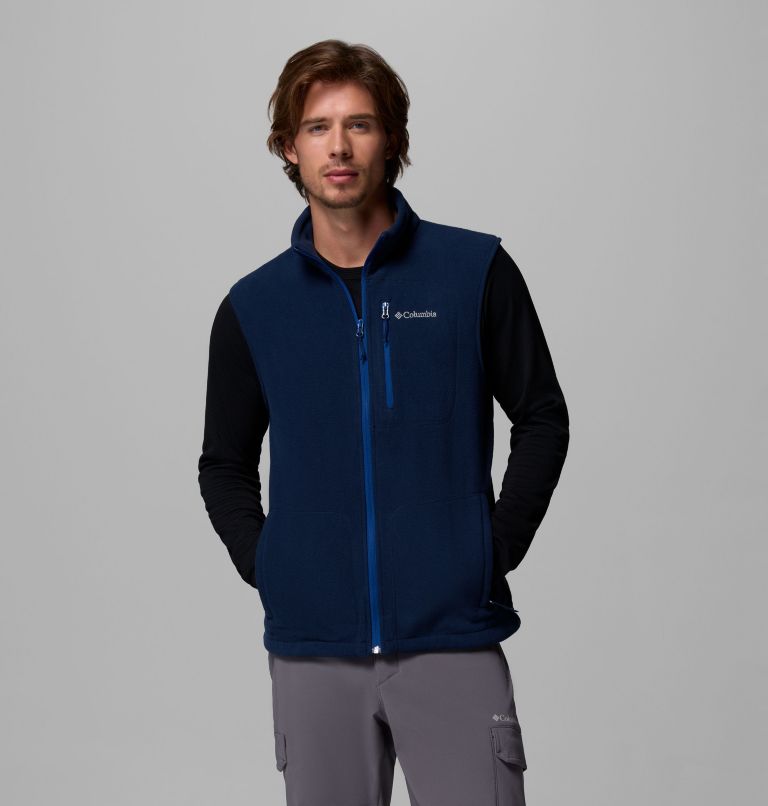 Fast Trek Fleece Vest, Color: Collegiate Navy, image 1