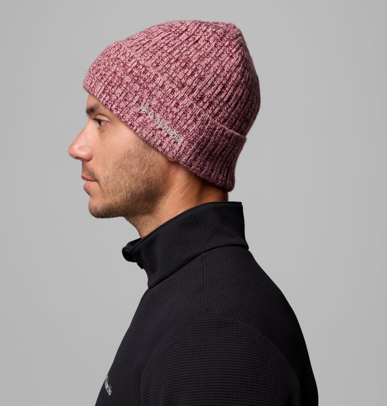 Columbia Watch Cap II, Color: Rich Wine, Eraser Pink Marled, image 4