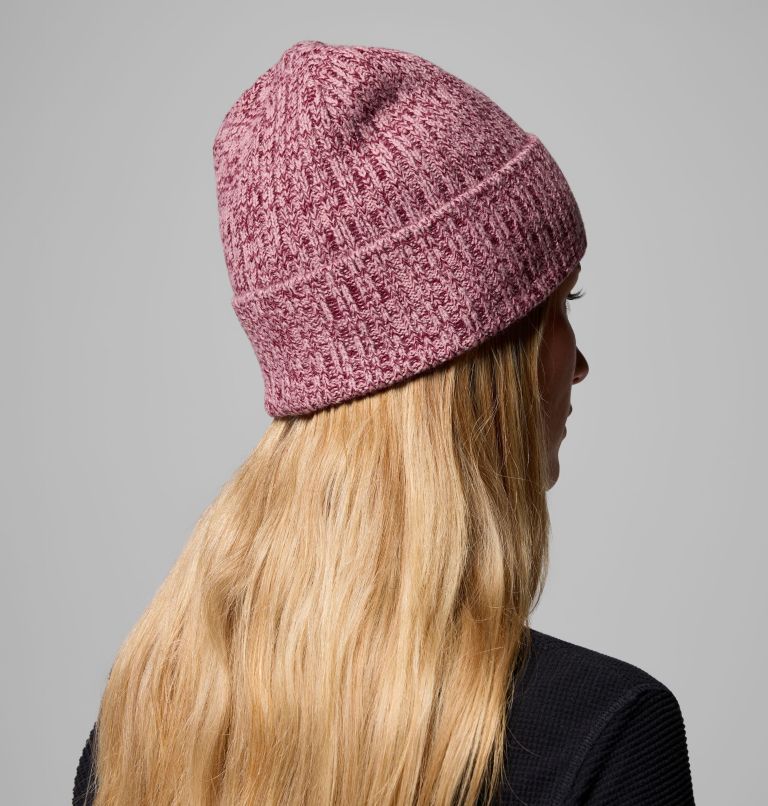 Columbia Watch Cap II, Color: Rich Wine, Eraser Pink Marled, image 6