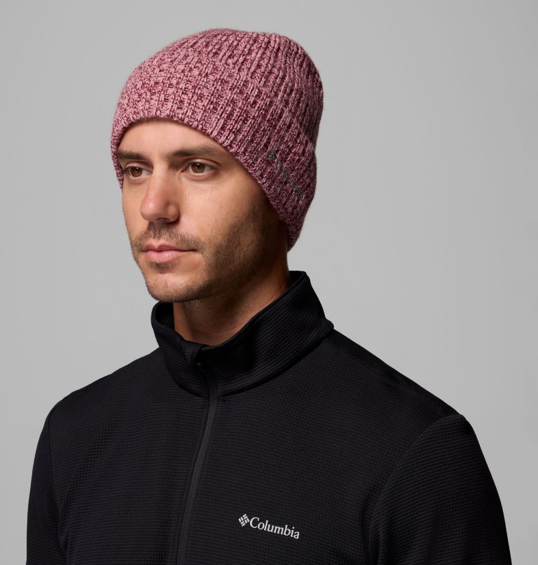 Columbia Watch Cap II, Color: Rich Wine, Eraser Pink Marled, image 2