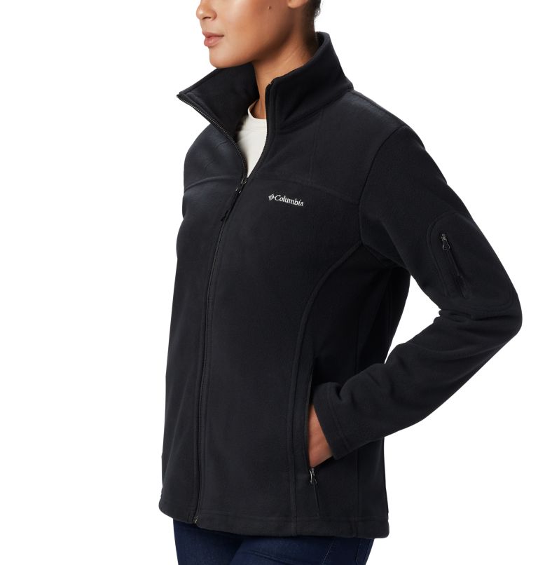 Women's Fast Trek II Fleece Jacket, Color: Black, image 3