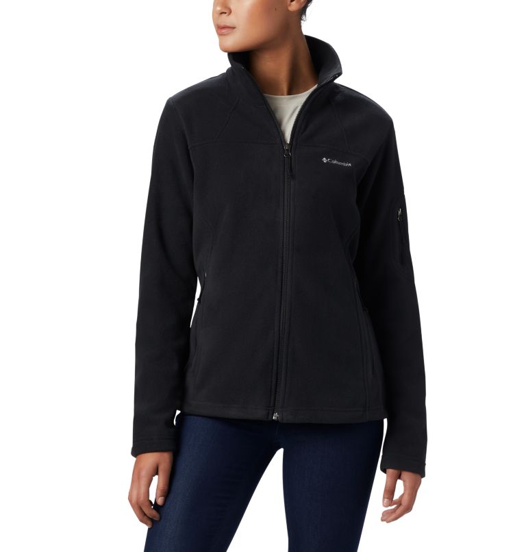 Women's Fast Trek II Fleece Jacket, Color: Black, image 1