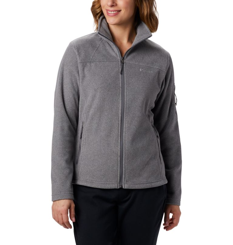 Women’s Fast Trek II Fleece Jacket, Color: City Grey Heather, image 1