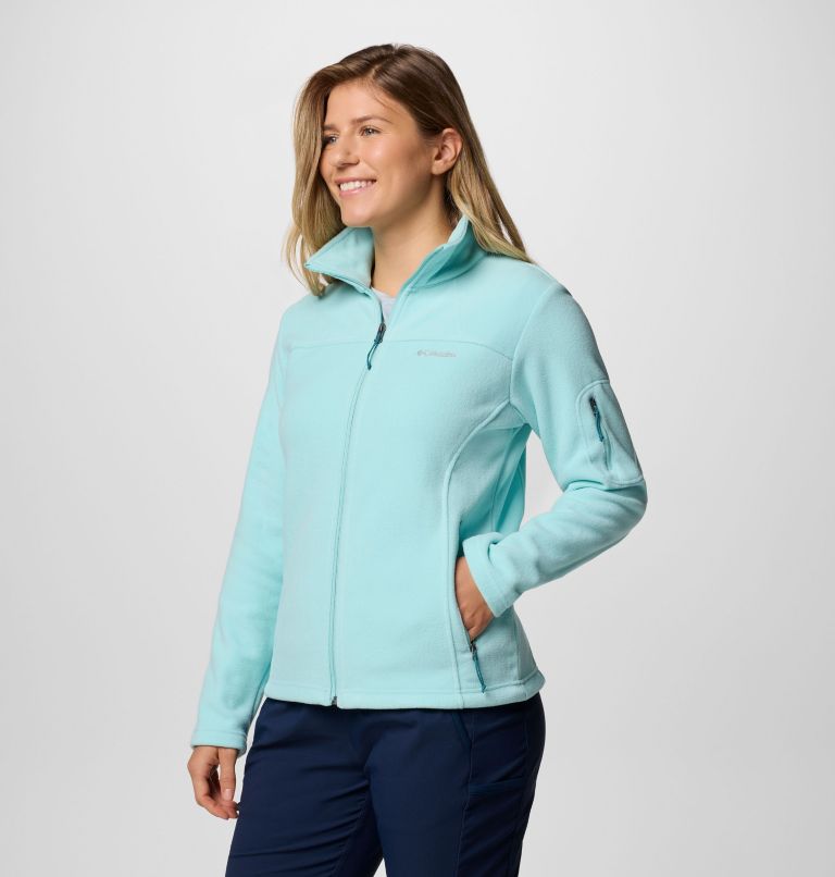 Women’s Fast Trek II Fleece Jacket, Color: Spray, image 3