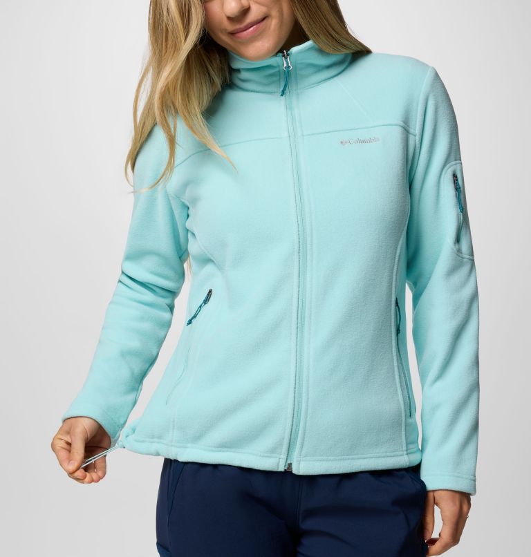 Women’s Fast Trek II Fleece Jacket, Color: Spray, image 5