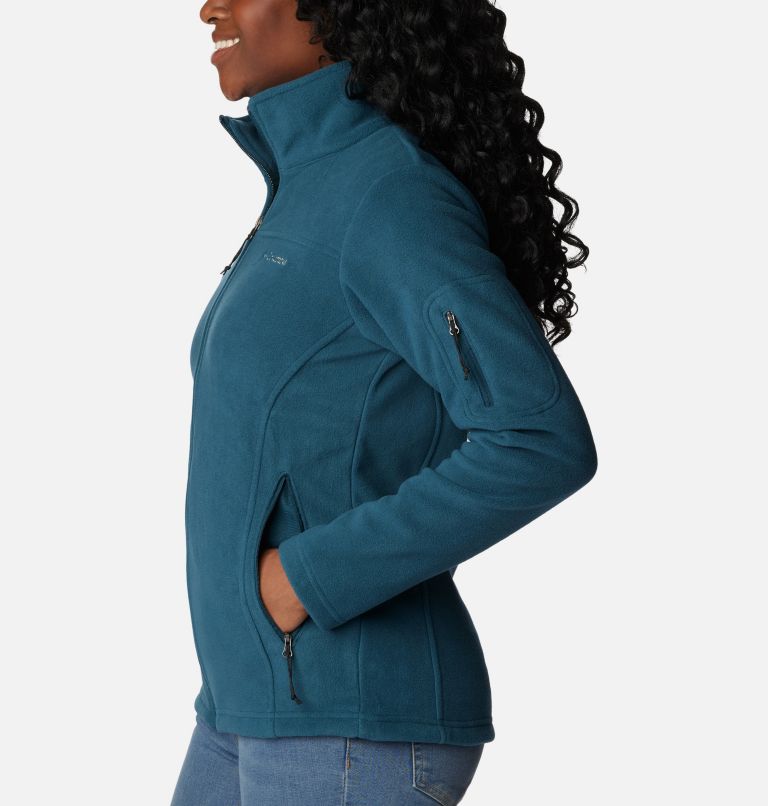 Women’s Fast Trek II Fleece Jacket, Color: Night Wave, image 3