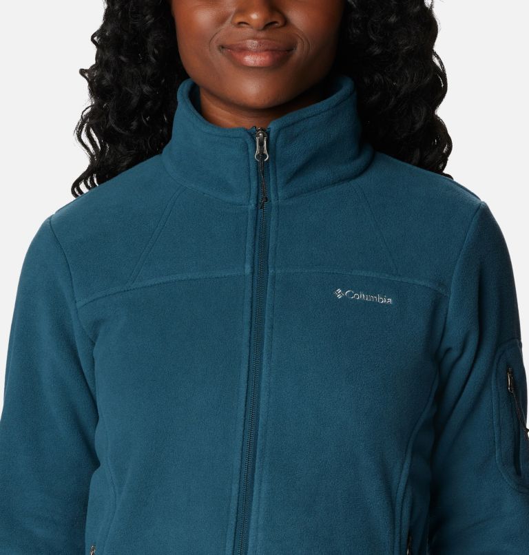 Women’s Fast Trek II Fleece Jacket, Color: Night Wave, image 4