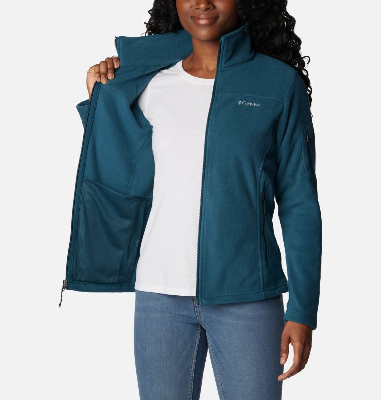 Thumbnail: Women’s Fast Trek II Fleece Jacket, Color: Night Wave, image 5