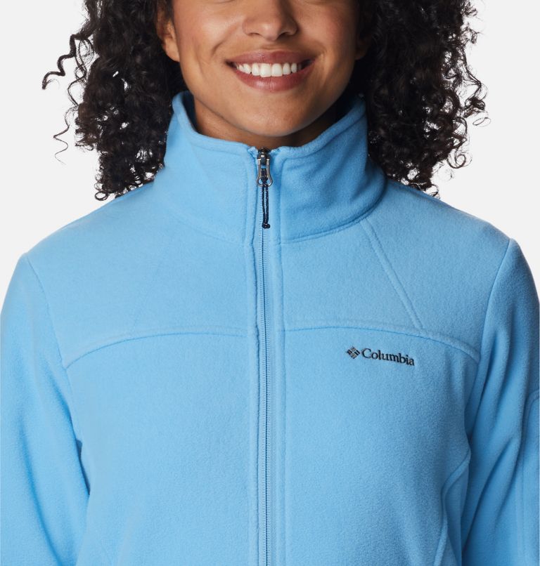 Women’s Fast Trek II Fleece Jacket, Color: Vista Blue, image 4