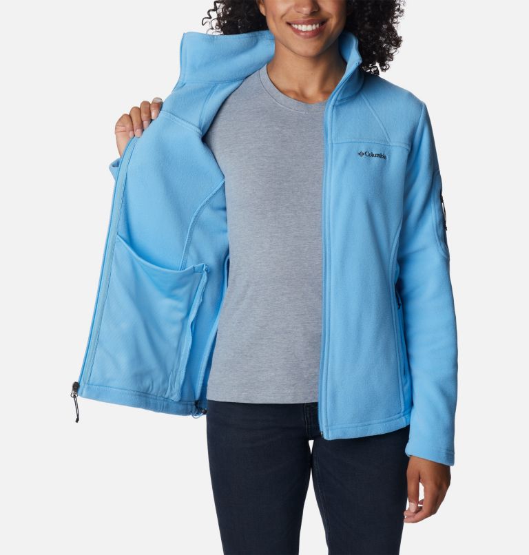 Thumbnail: Women’s Fast Trek II Fleece Jacket, Color: Vista Blue, image 5
