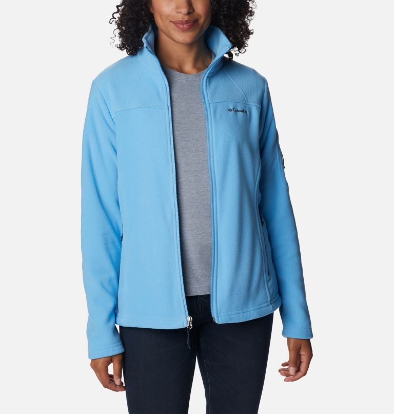 Women’s Fast Trek II Fleece Jacket, Color: Vista Blue, image 7