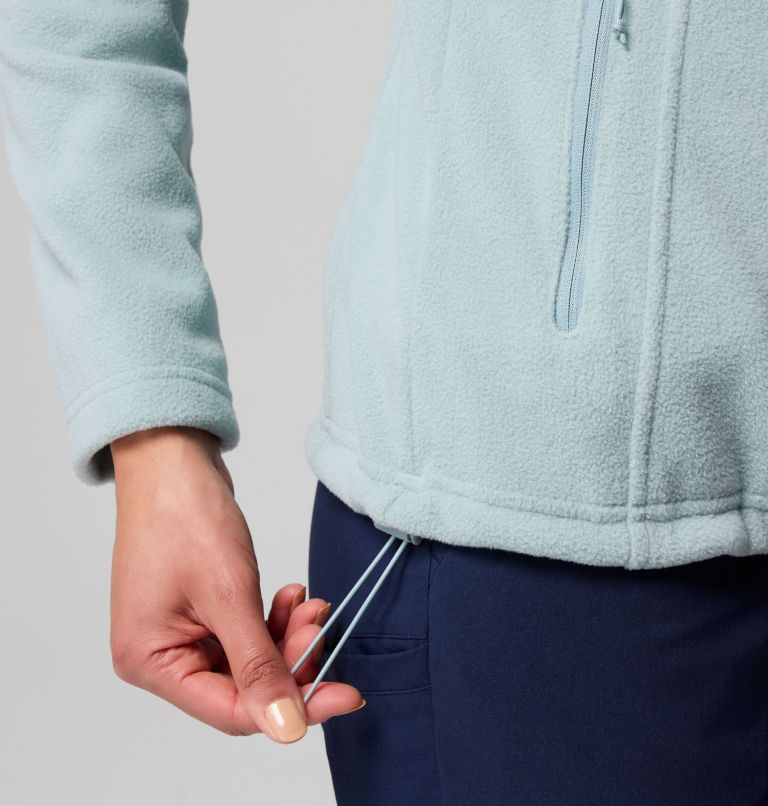 Women's Fast Trek II Fleece Jacket, Color: Crushed Blue, image 7