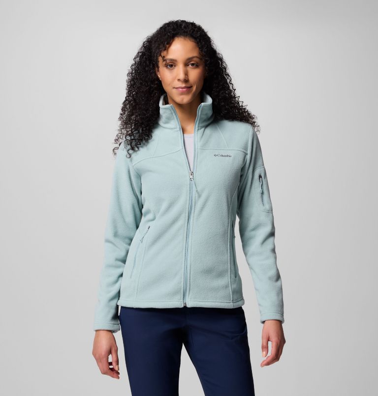 Women's Fast Trek II Fleece Jacket, Color: Crushed Blue, image 1