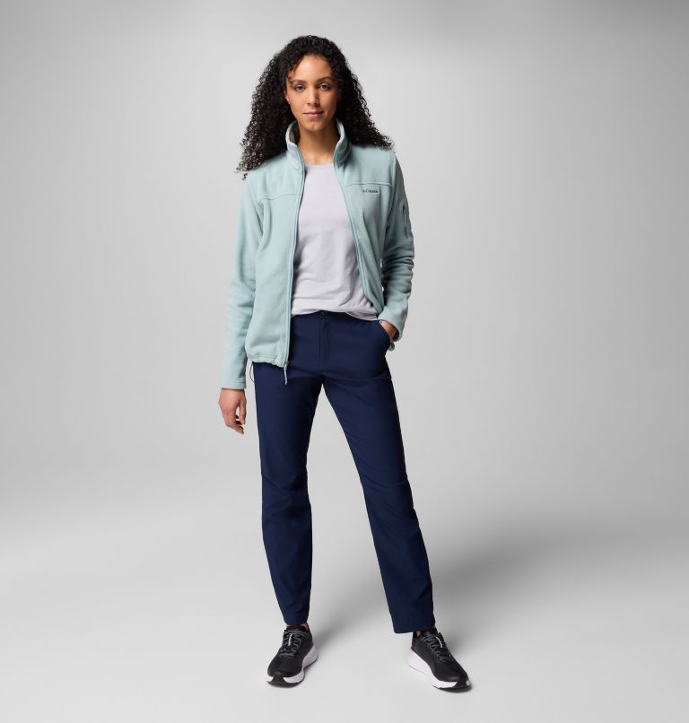 Women's Fast Trek II Fleece Jacket, Color: Crushed Blue, image 2